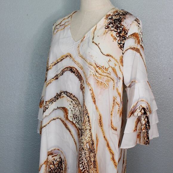 Women's Flare Sleeve Mini Dresses Summer Size XL NWT - Picture 4 of 8